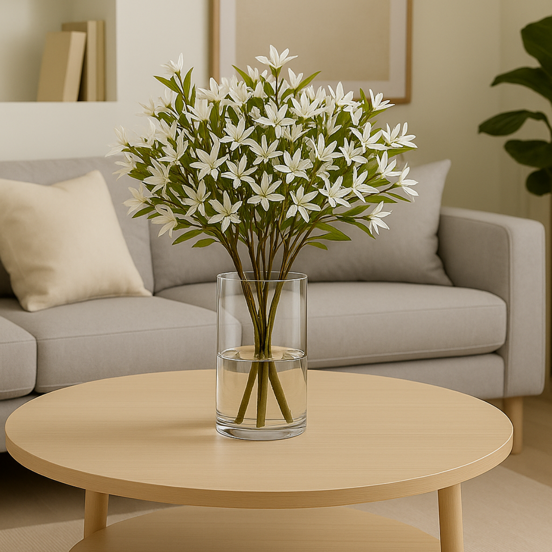 Jasminbusch Kunstpflanze 35 cm. 4er-Bündel
