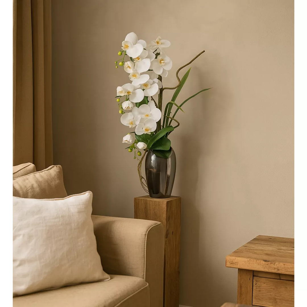 Flourify Orchidee in vaas kunstplant. 68 cm