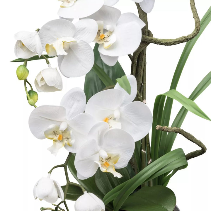 Flourify Orchidee in vaas kunstplant. 68 cm
