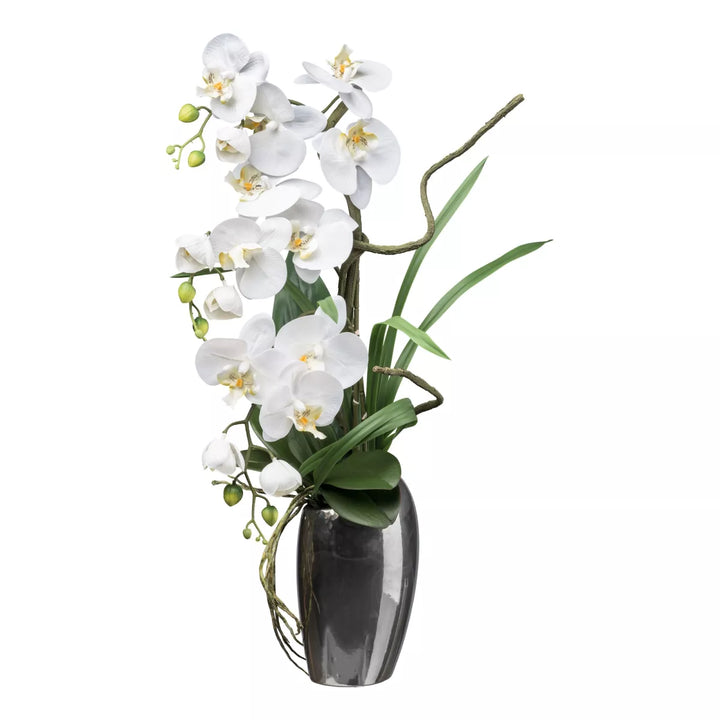 Flourify Orchidee in vaas kunstplant. 68 cm