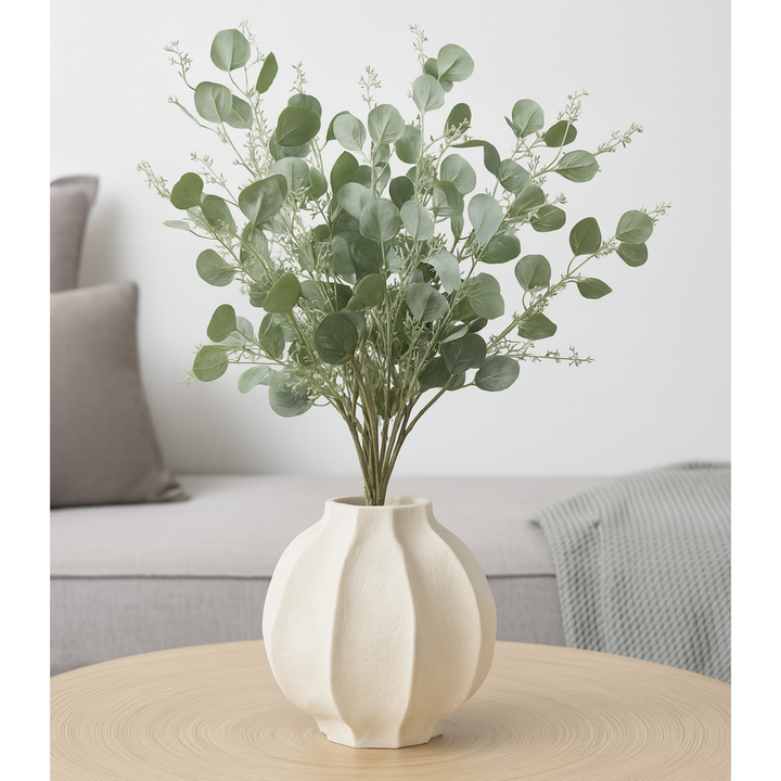 Eukalyptuszweig Kunstpflanze 85 cm. 4er-Bündel