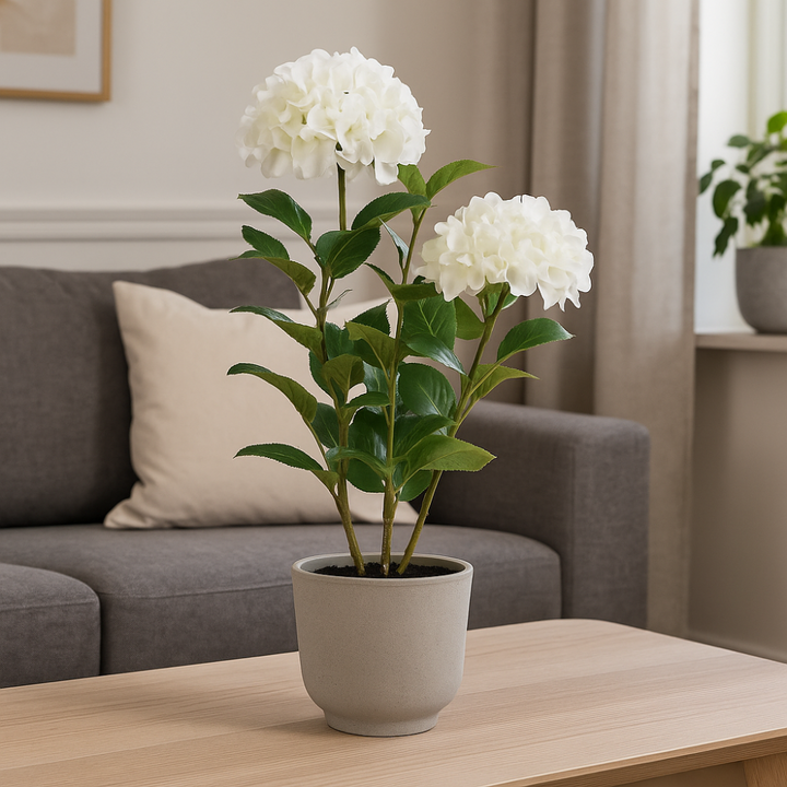 Hortensie Kunstblume 58 cm