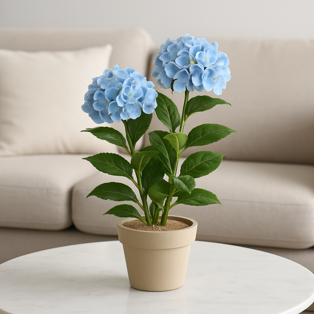 Hortensie Kunstblume 58 cm