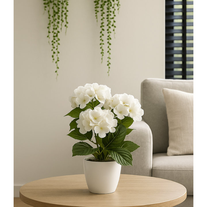 Hortensienstrauß Kunstblume 32 cm. 2er-Bündel