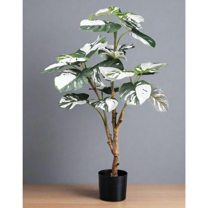 Monstera Deliciosa Variegata Kunstpflanze 80 cm