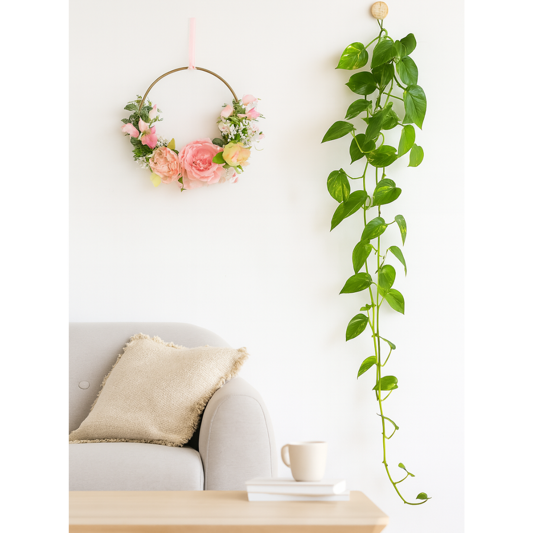 Pfingstrosen Rosen Dekokranz Kunstblume 25 cm
