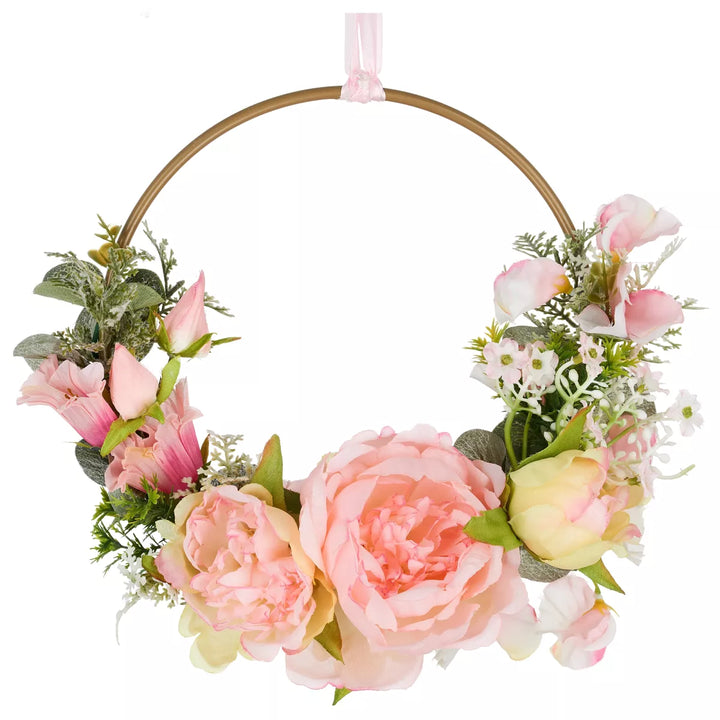 Flourify Pioenrozen decoratiekrans