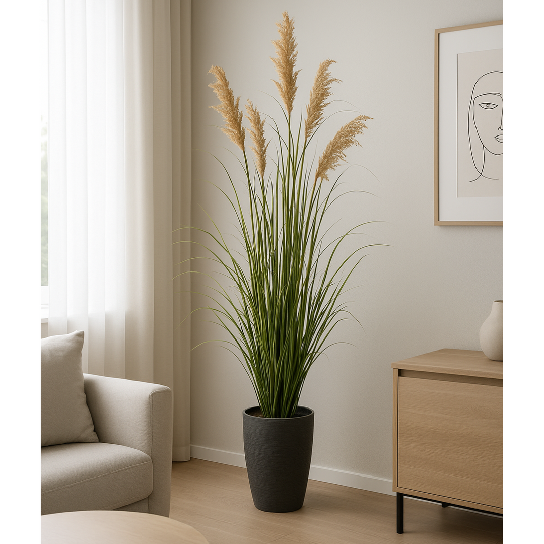 Ziergras Kunstpflanze 122 cm