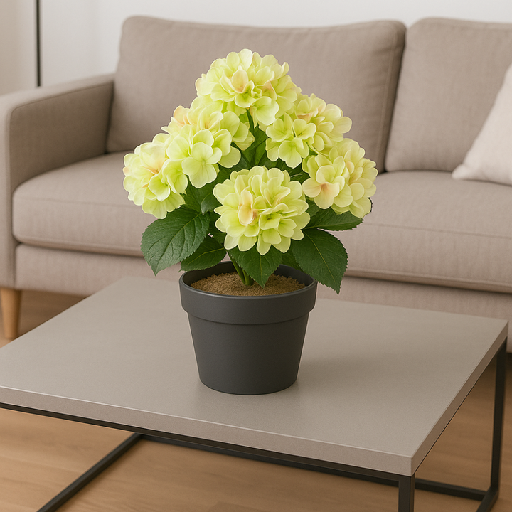 Hortensienstrauß Kunstblume 52 cm. 2er-Bündel