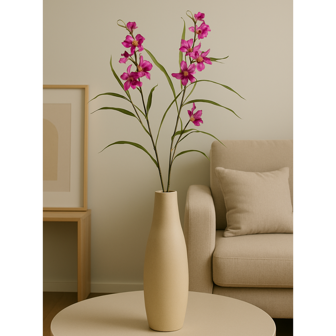 Orchidee Kunstblume 77 cm. 3er-Bündel