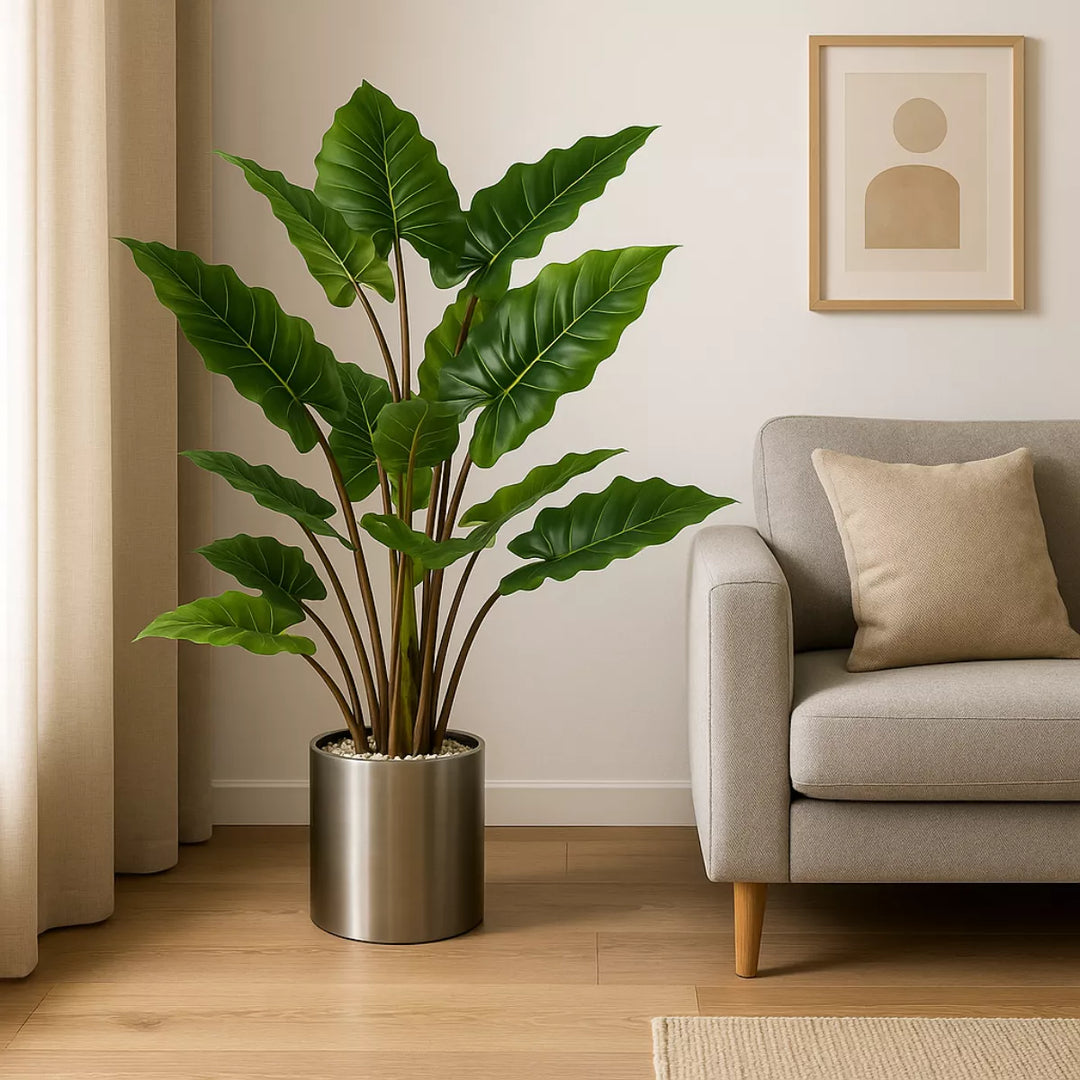 Flourify taro kunstplant. 140 cm