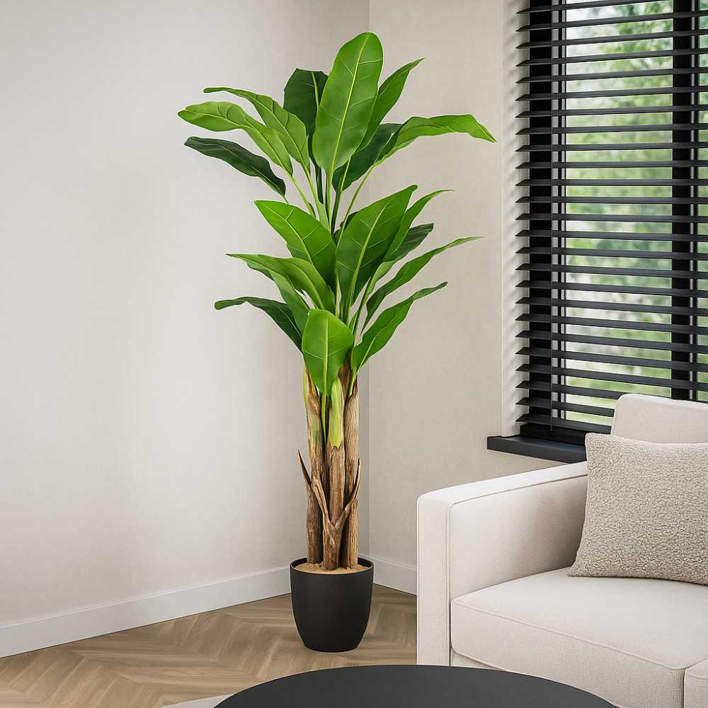 Bananenpflanze Kunstpflanze 180 cm