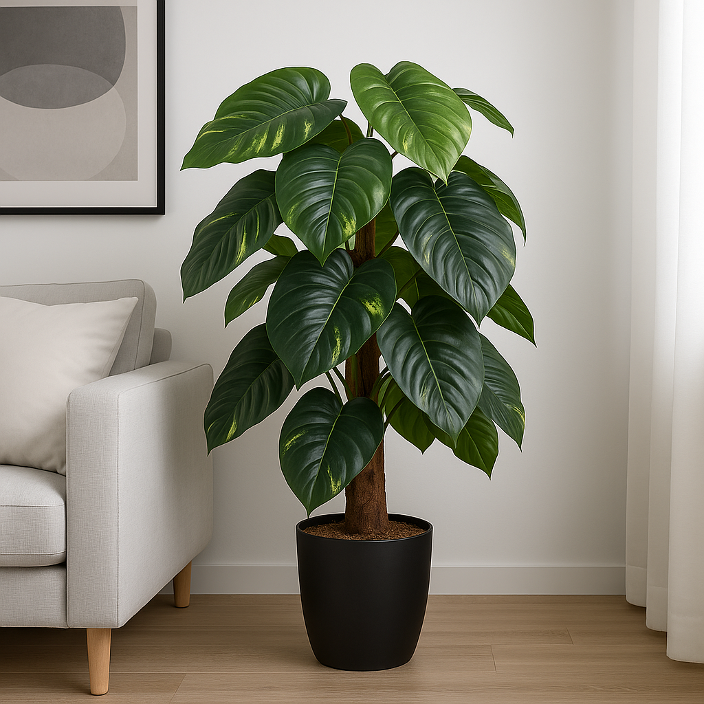 Philodendron scandens Kunstpflanze 90 cm