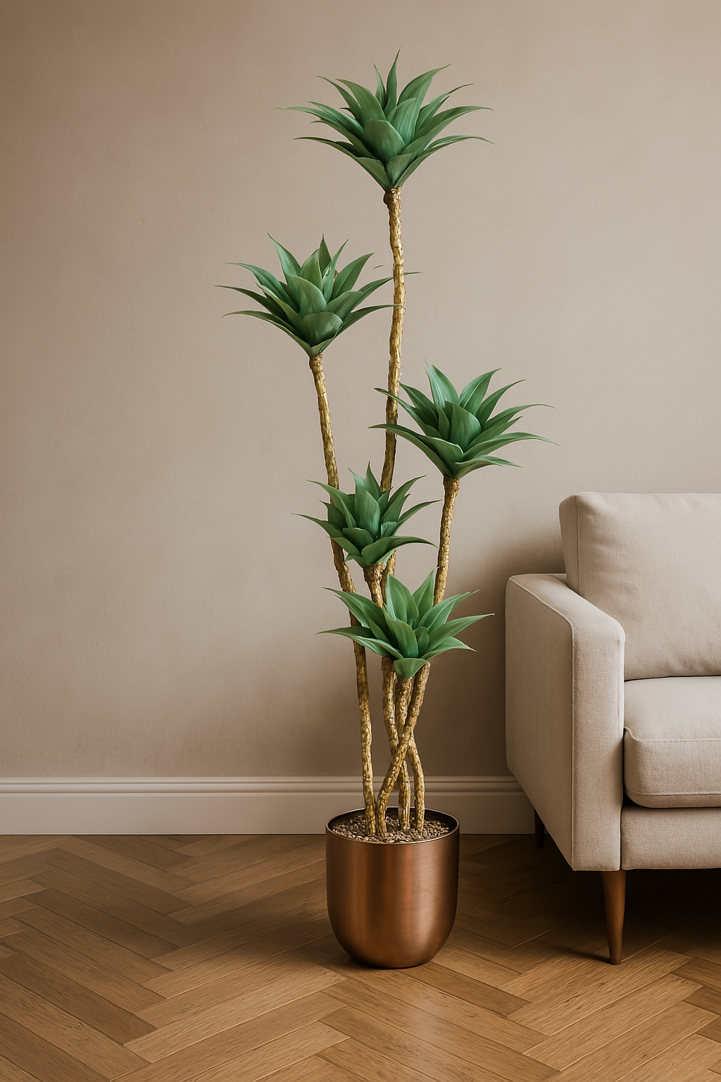 Agave Kunstpflanze 160 cm