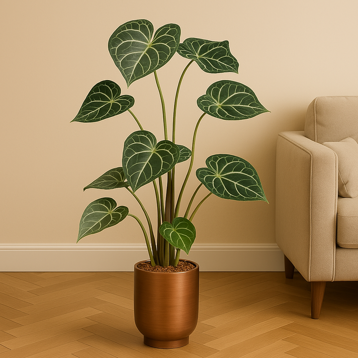 Anthurium Clarinervium Kunstpflanze 100 cm