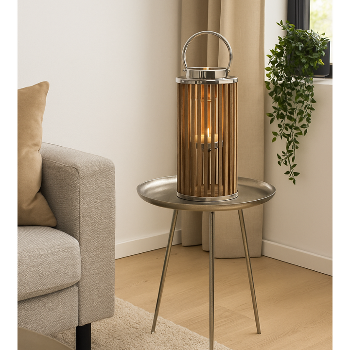 Beistelltisch 56x59 cm silber