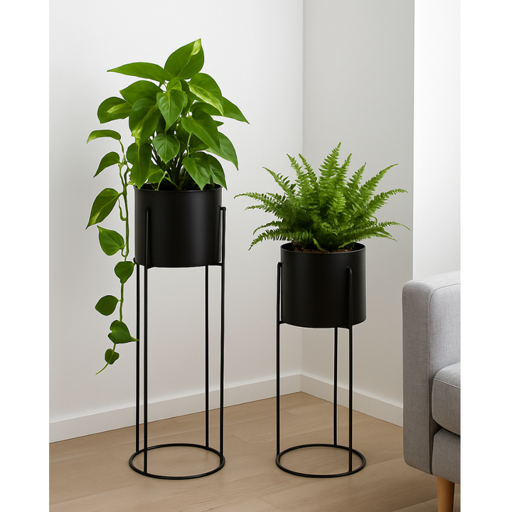 Pflanzkübel 3er Set 19x50 cm, 23x65 cm und 28x80 cm