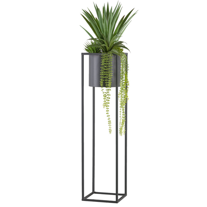 Sukkulenten 2er Set Kunstpflanzen 105/135 cm