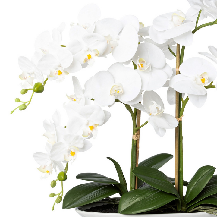 Orchidee Kunstblume 53 cm. Echte Berührung