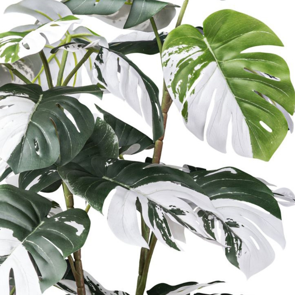 Monstera Deliciosa Variegata Kunstpflanze 110 cm