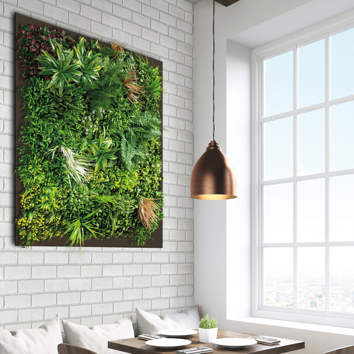Laubmatte Kunsthecke 100 x 100 x 12 cm