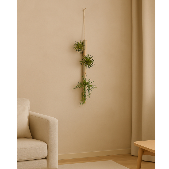 Bambusstab Hängepflanze, Kunstpflanze 58 cm. 2er-Bündel