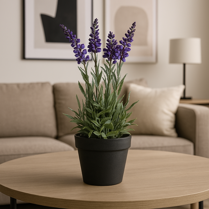 Lavendel Kunstpflanze 11 cm. 2er-Bündel