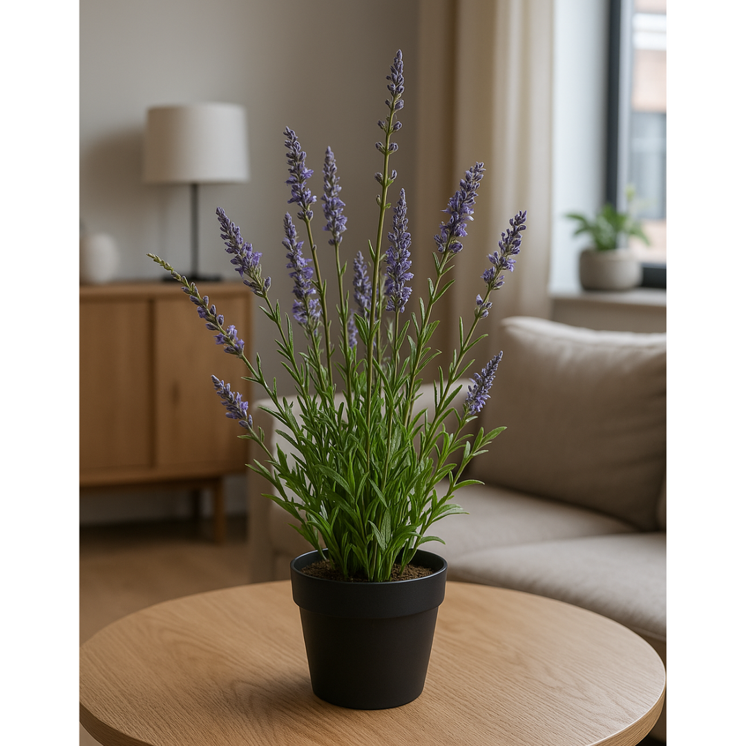 Lavendel Kunstpflanze 48 cm. 2er-Bündel