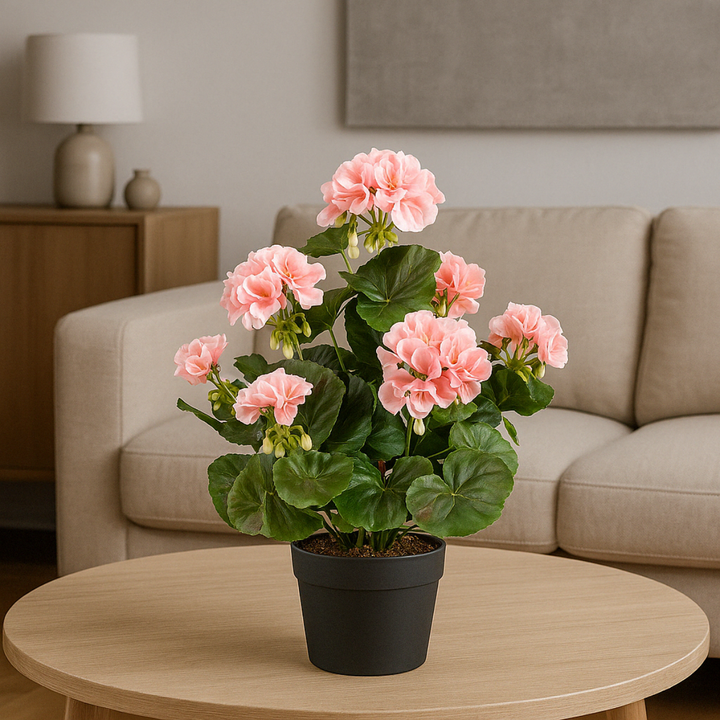 Geranienwald Kunstblume 40 cm. 2er-Bündel