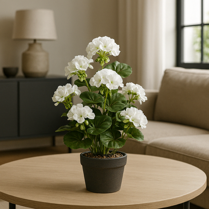 Geranienwald Kunstblume 40 cm. 2er-Bündel