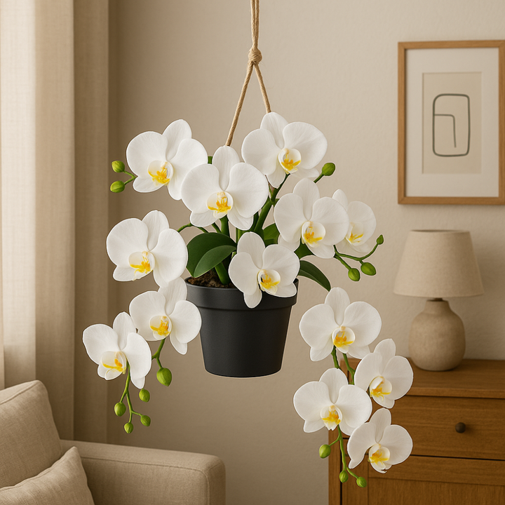 Orchidee Kunstblume 25 cm