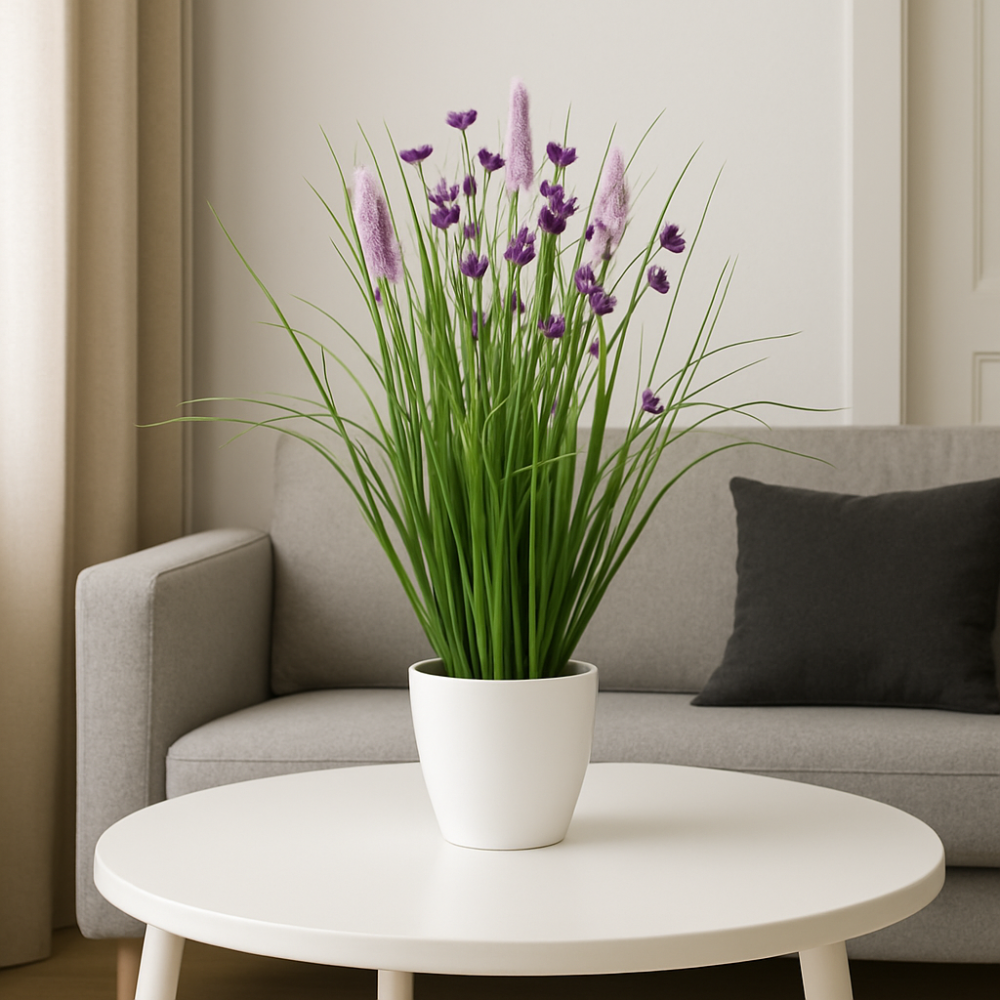 Blumen-Gras-Mix Kunstpflanze 46 cm