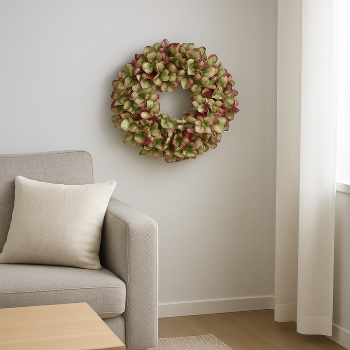 Hortensienkranz Kunstblume 38 cm