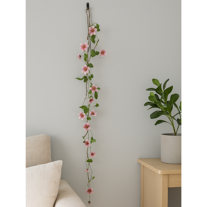Blumengirlande Kunstpflanze 136 cm. 2er-Bündel