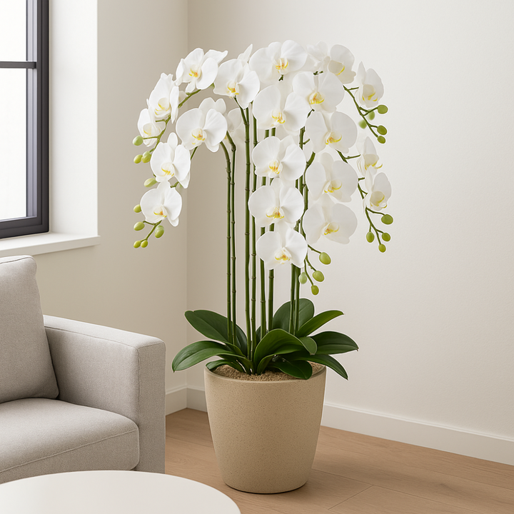 Orchidee Kunstblume 110cm