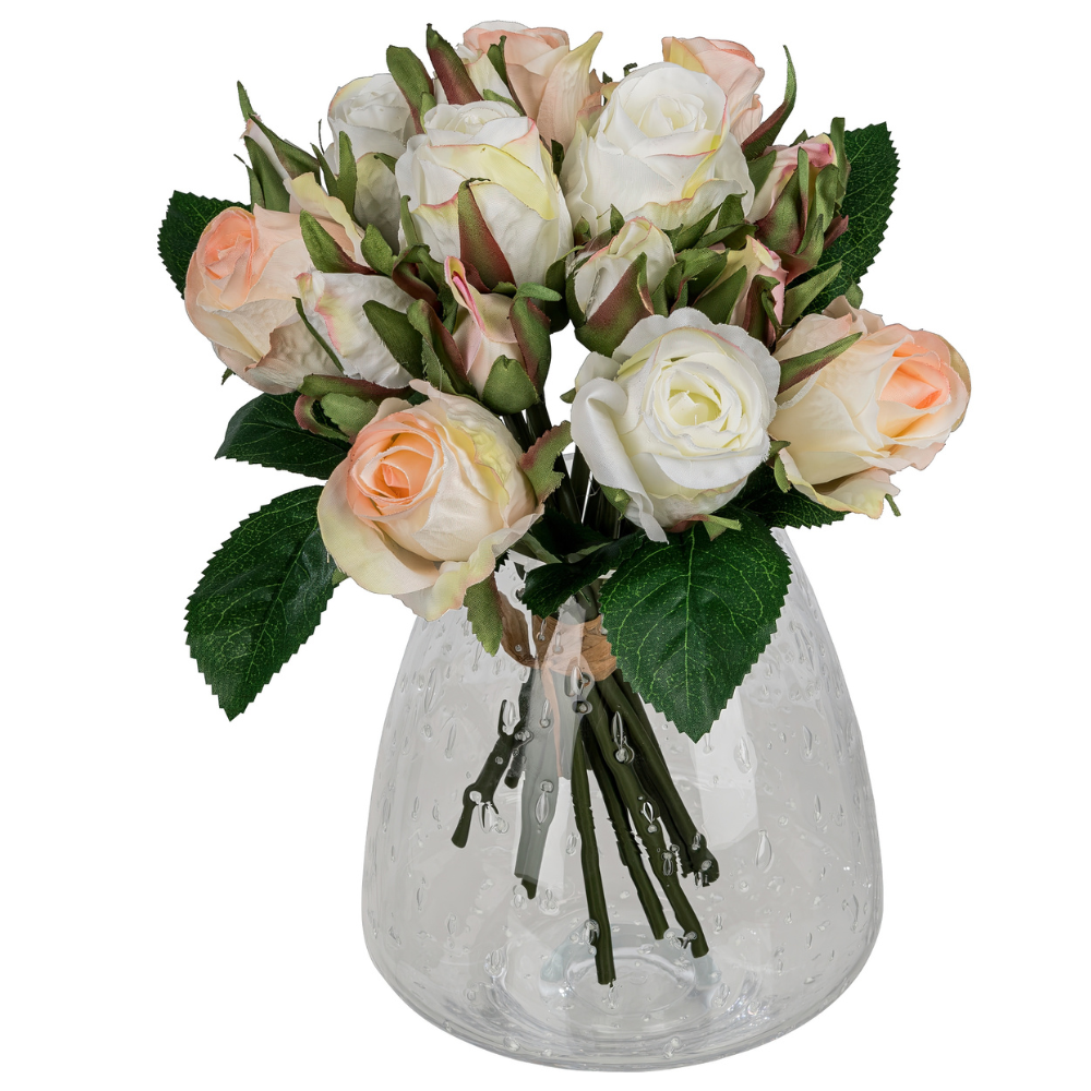 Rosenstrauß Kunstblume 29 cm. 2er-Bündel