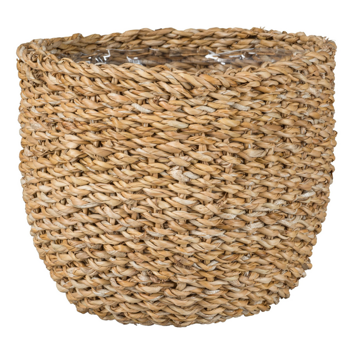 Seegraskörbe 3er Set. 15x15 cm, 18x17 cm, 22x19 cm.